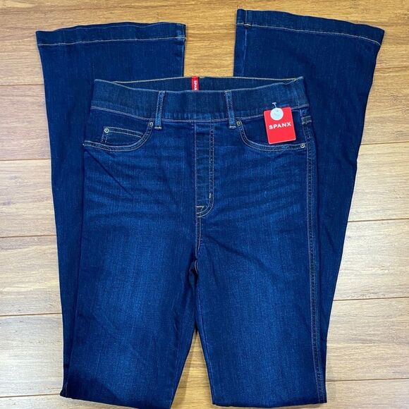 SPANX Denim - NWT SPANX Midnight Shade Flare Jeans size Small Tall